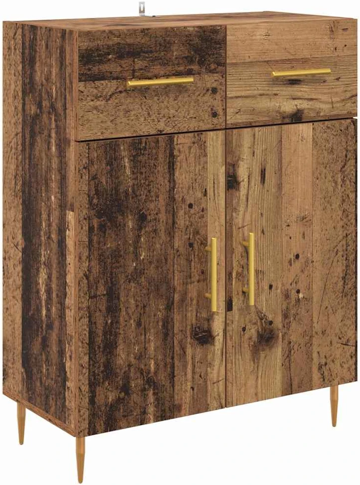 Aukštas spintelė 2 vnt. Senas medis 69,5 x 34 x 180 cm
