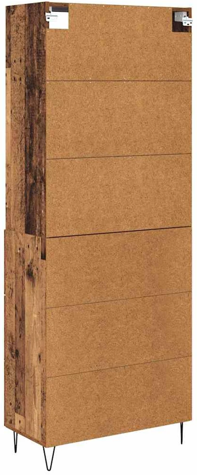 Aukštas spintelė 2 vnt. Senas medis 69,5 x 34 x 180 cm