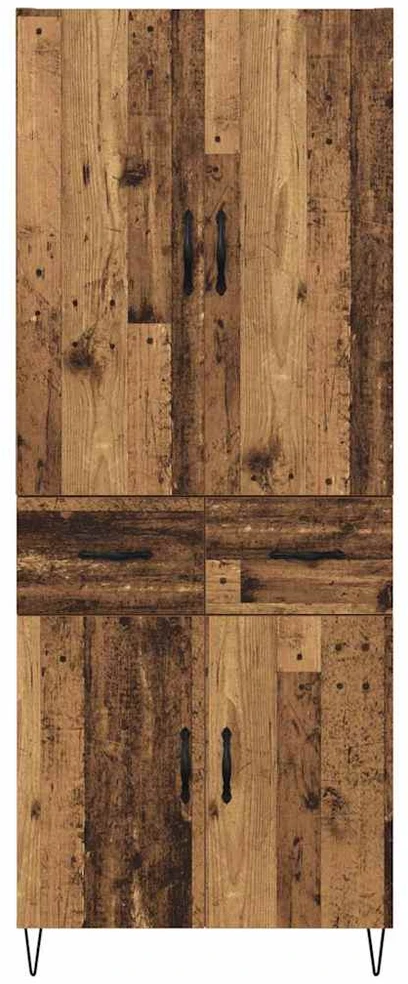 Aukštas spintelė 2 vnt. Senas medis 69,5 x 34 x 180 cm