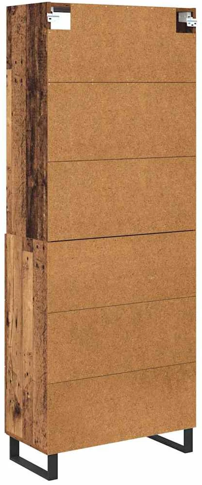 Aukštas spintelė 2 vnt. Senas medis 69,5 x 34 x 180 cm