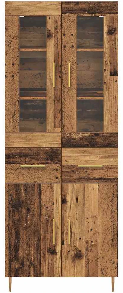 Aukštas spintelė 2 vnt. Senas medis 69,5 x 34 x 180 cm