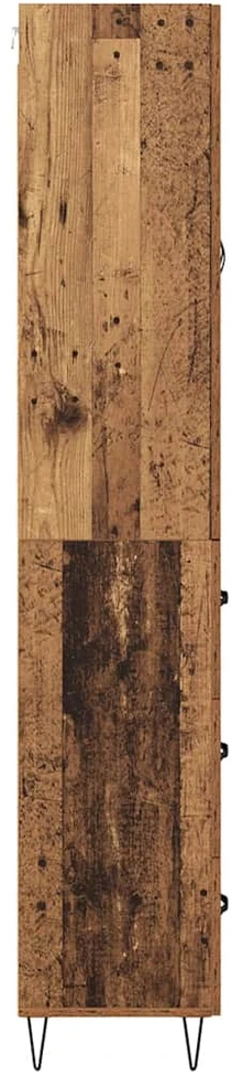 Aukštas spintelė 2 vnt. Senas medis 69,5 x 34 x 180 cm