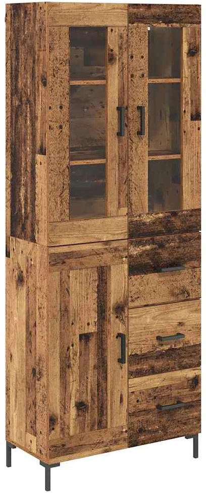 Aukštas spintelė 2 vnt. Senas medis 69,5 x 34 x 180 cm