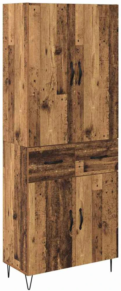 Aukštas spintelė 2 vnt. Senas medis 69,5 x 34 x 180 cm
