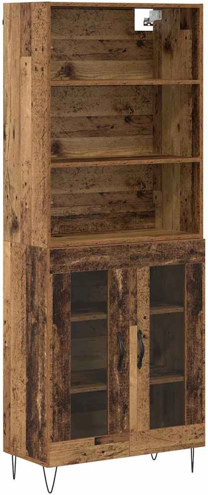 Aukštas spintelė 2 vnt. Senas medis 69,5 x 34 x 180 cm