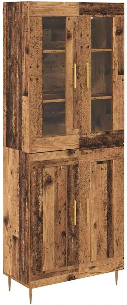 Aukštas spintelė 2 vnt. Senas medis 69,5 x 34 x 180 cm