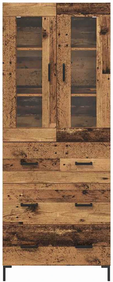 Aukštas spintelė 2 vnt. Senas medis 69,5 x 34 x 180 cm