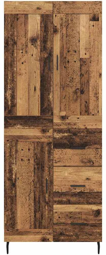 Aukštas spintelė 2 vnt. Senas medis 69,5 x 34 x 180 cm
