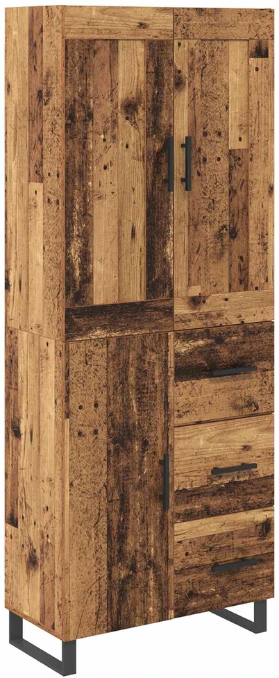 Aukštas spintelė 2 vnt. Senas medis 69,5 x 34 x 180 cm