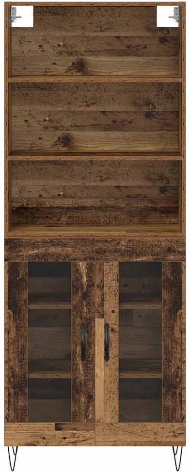 Aukštas spintelė 2 vnt. Senas medis 69,5 x 34 x 180 cm
