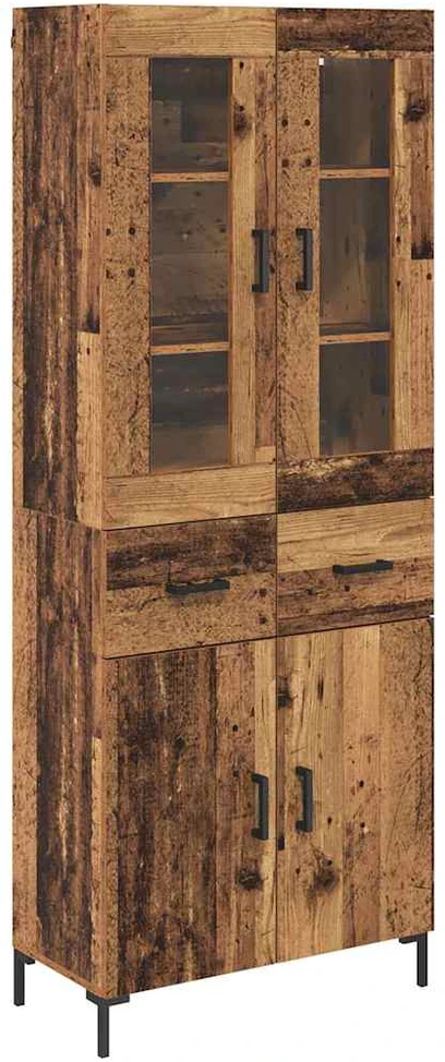 Aukštas spintelė 2 vnt. Senas medis 69,5 x 34 x 180 cm