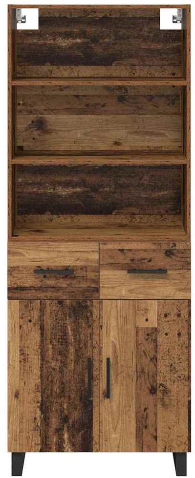 Aukštas spintelė 2 vnt. Senas medis 69,5 x 34 x 180 cm