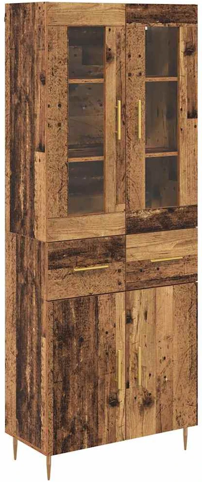 Aukštas spintelė 2 vnt. Senas medis 69,5 x 34 x 180 cm