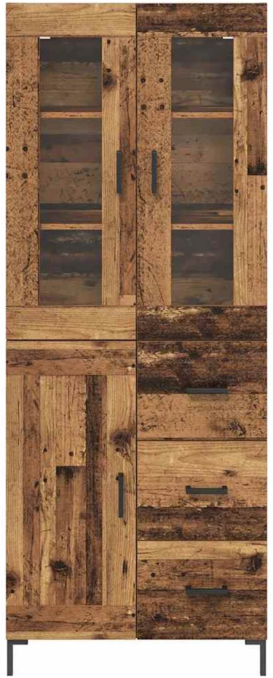 Aukštas spintelė 2 vnt. Senas medis 69,5 x 34 x 180 cm