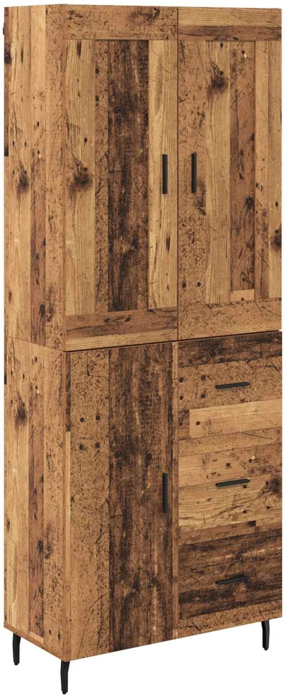 Aukštas spintelė 2 vnt. Senas medis 69,5 x 34 x 180 cm
