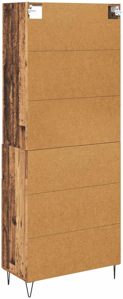 Aukštas spintelė 2 vnt. Senas medis 69,5 x 34 x 180 cm