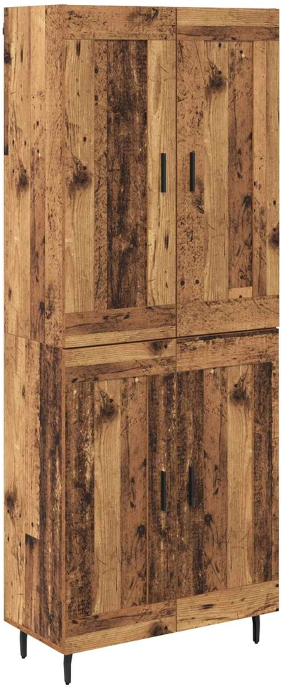 Aukštas spintelė 2 vnt. Senas medis 69,5 x 34 x 180 cm