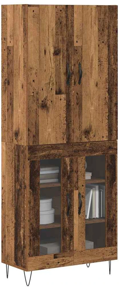Aukštas spintelė 2 vnt. Senas medis 69,5 x 34 x 180 cm