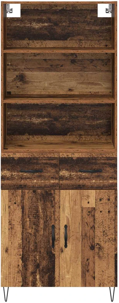 Aukštas spintelė 2 vnt. Senas medis 69,5 x 34 x 180 cm