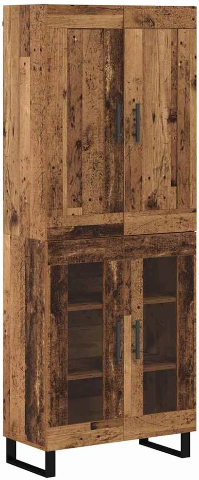 Aukštas spintelė 2 vnt. Senas medis 69,5 x 34 x 180 cm