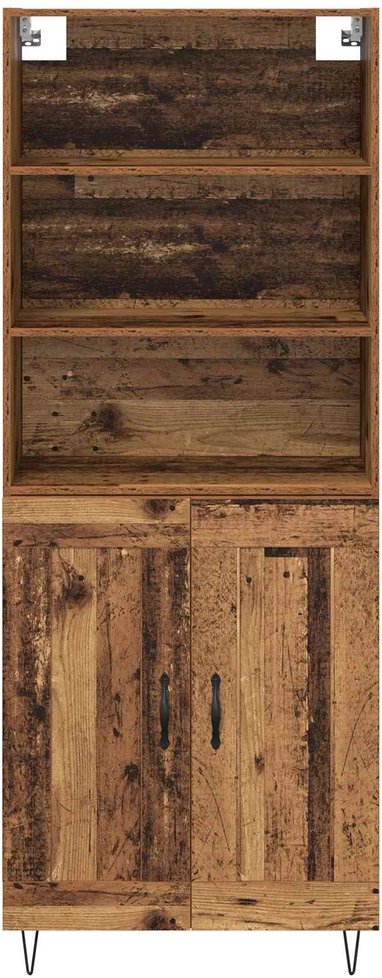 Aukštas spintelė 2 vnt. Senas medis 69,5 x 34 x 180 cm