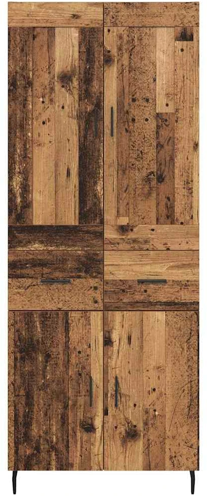 Aukštas spintelė 2 vnt. Senas medis 69,5 x 34 x 180 cm