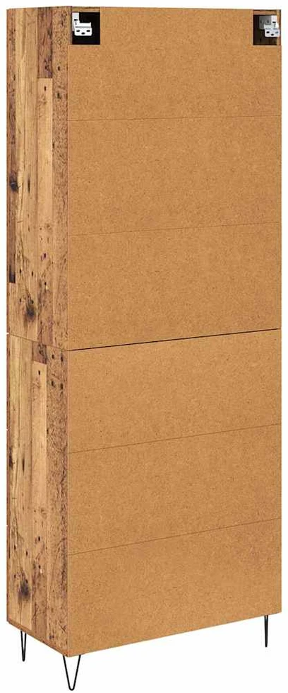 Aukštas spintelė 2 vnt. Senas medis 69,5 x 34 x 180 cm