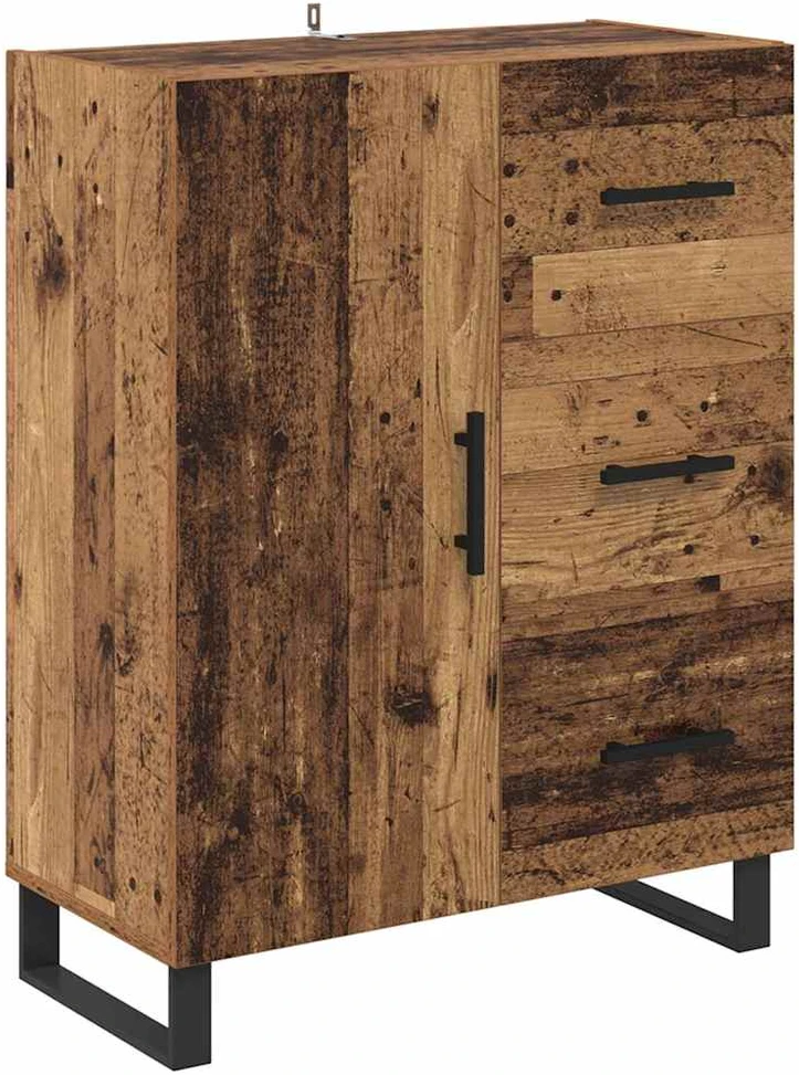 Aukštas spintelė 2 vnt. Senas medis 69,5 x 34 x 180 cm