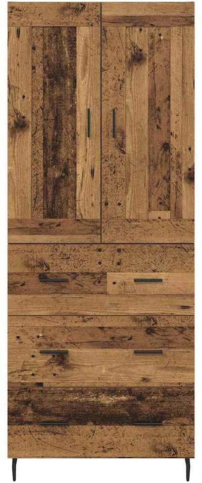 Aukštas spintelė 2 vnt. Senas medis 69,5 x 34 x 180 cm