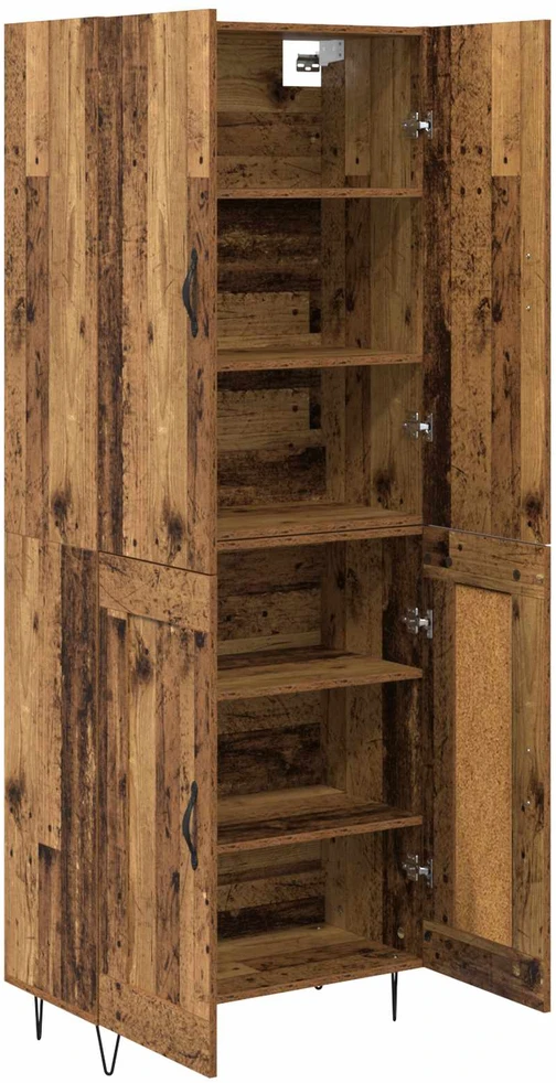 Aukštas spintelė 2 vnt. Senas medis 69,5 x 34 x 180 cm