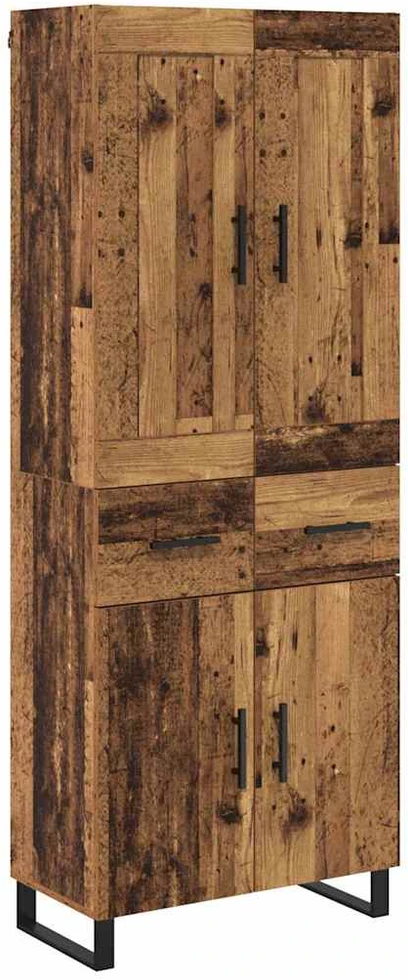 Aukštas spintelė 2 vnt. Senas medis 69,5 x 34 x 180 cm