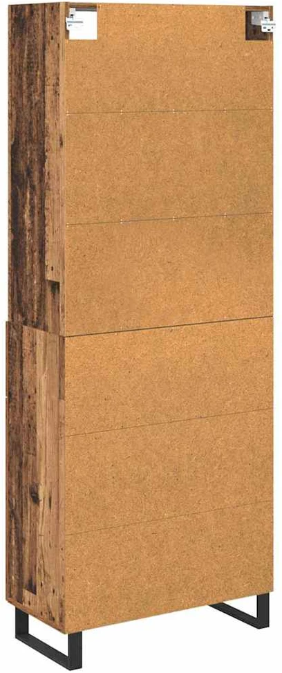 Aukštas spintelė 2 vnt. Senas medis 69,5 x 34 x 180 cm