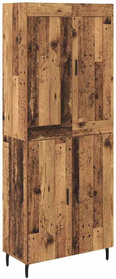 Aukštas spintelė 2 vnt. Senas medis 69,5 x 34 x 180 cm