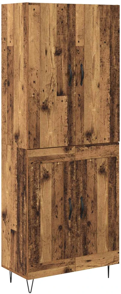 Aukštas spintelė 2 vnt. Senas medis 69,5 x 34 x 180 cm