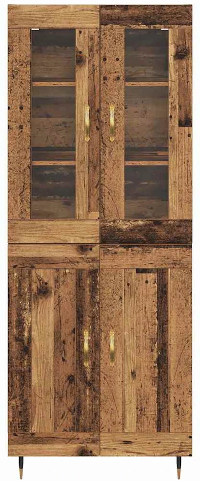 Aukštas spintelė 2 vnt. Senas medis 69,5 x 34 x 180 cm