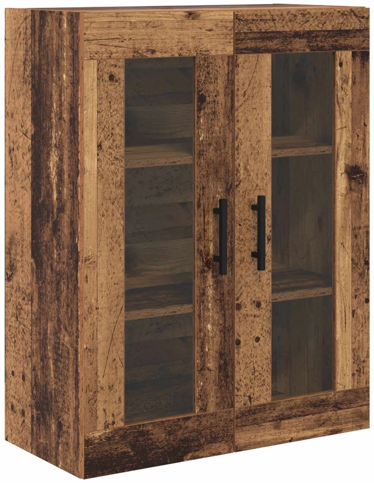 Aukštas spintelė 2 vnt. Senovinis medis 69,5 x 34 x 180 cm