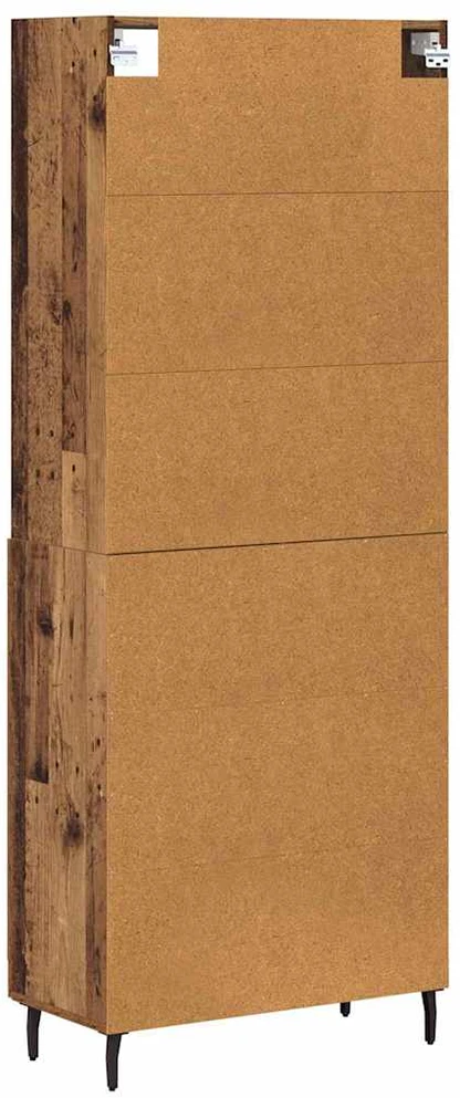 Aukštas spintelė 2 vnt. Senovinis medis 69,5 x 32,5 x 180 cm