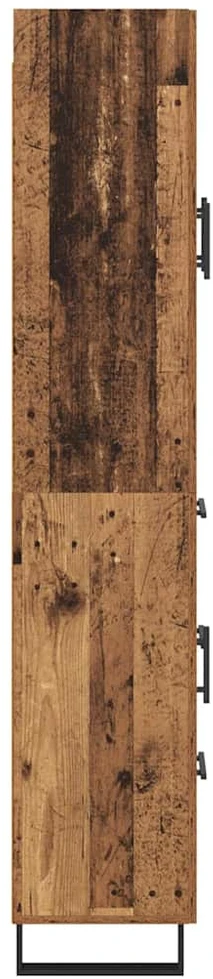 Aukštas spintelė 2 vnt. Senovinis medis 69,5 x 34 x 180 cm