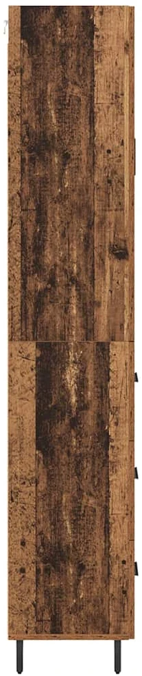 Aukštas spintelė 2 vnt. Senovinis medis 69,5 x 34 x 180 cm