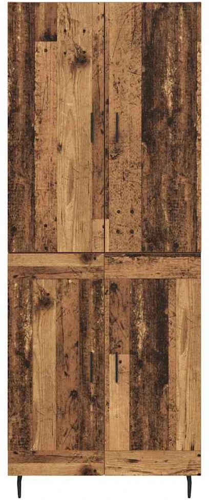 Aukštas spintelė 2 vnt. Senovinis medis 69,5 x 34 x 180 cm