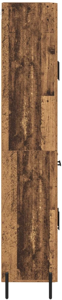Aukštas spintelė 2 vnt. Senovinis medis 69,5 x 34 x 180 cm