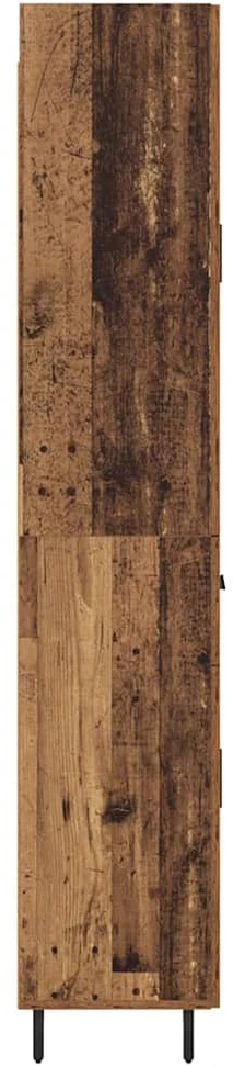Aukštas spintelė 2 vnt. Senovinis medis 69,5 x 34 x 180 cm