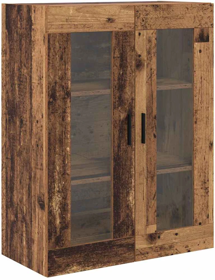 Aukštas spintelė 2 vnt. Senovinis medis 69,5 x 34 x 180 cm