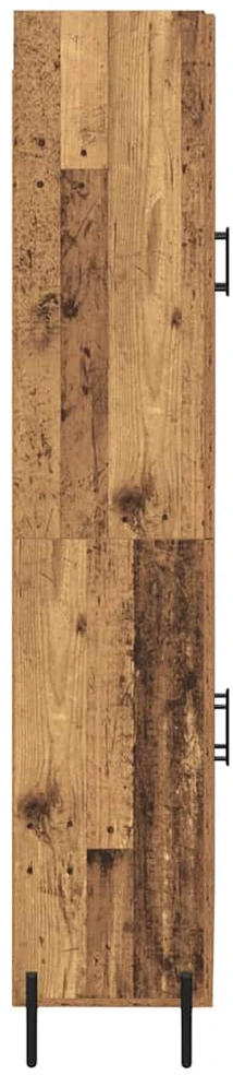 Aukštas spintelė 2 vnt. Senovinis medis 69,5 x 34 x 180 cm