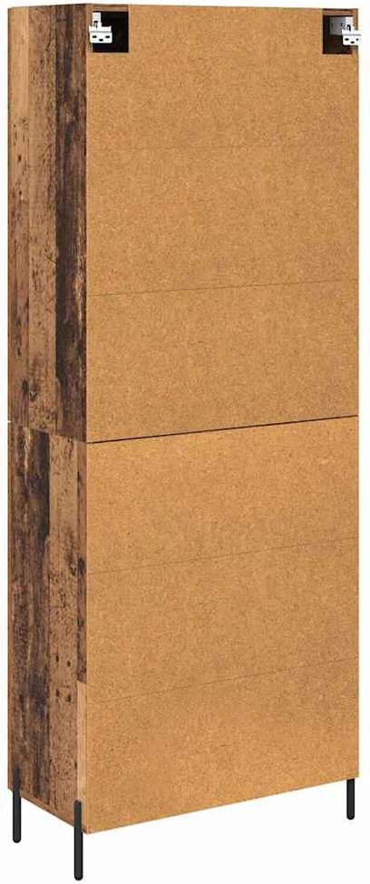 Aukštas spintelė 2 vnt. Senovinis medis 69,5 x 34 x 180 cm
