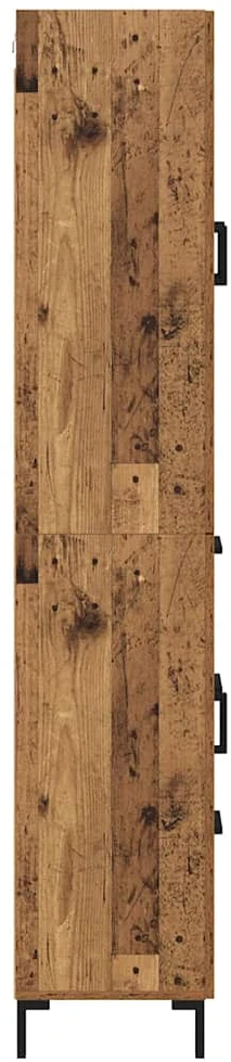 Aukštas spintelė 2 vnt. Senovinis medis 69,5 x 34 x 180 cm