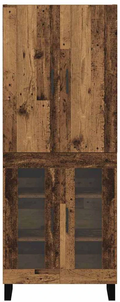 Aukštas spintelė 2 vnt. Senovinis medis 69,5 x 34 x 180 cm