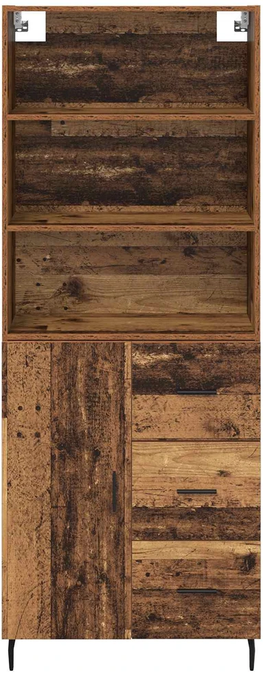 Aukštas spintelė 2 vnt. Senovinis medis 69,5 x 32,5 x 180 cm