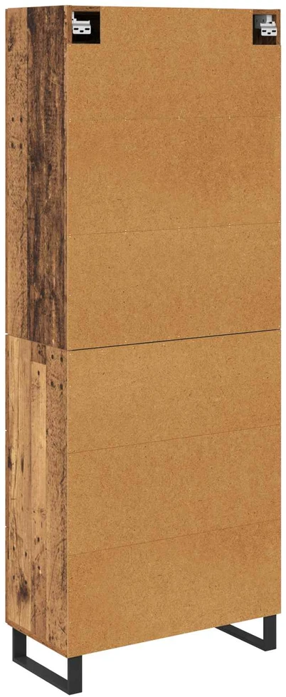 Aukštas spintelė 2 vnt. Senovinis medis 69,5 x 34 x 180 cm