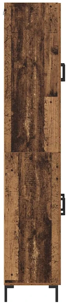 Aukštas spintelė 2 vnt. Senovinis medis 69,5 x 34 x 180 cm
